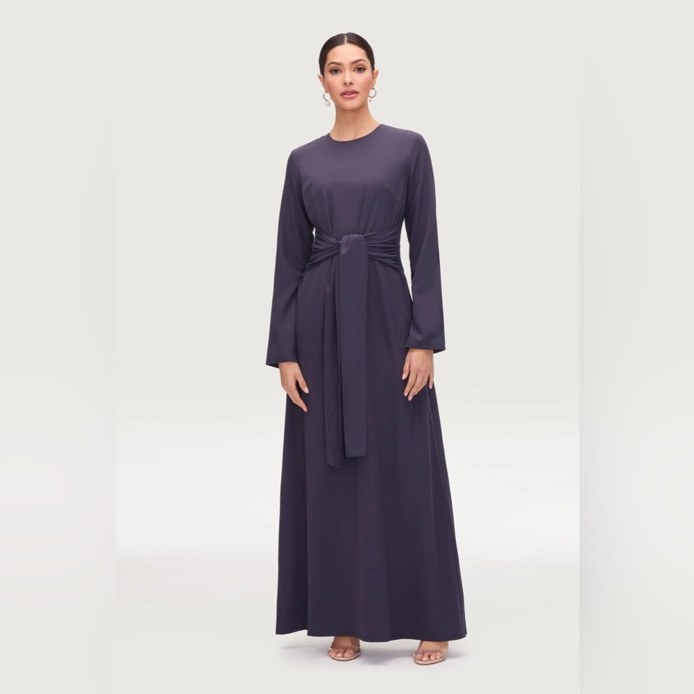 Veiled Collection Isabella Tie Waist Maxi Dress - Night Sky